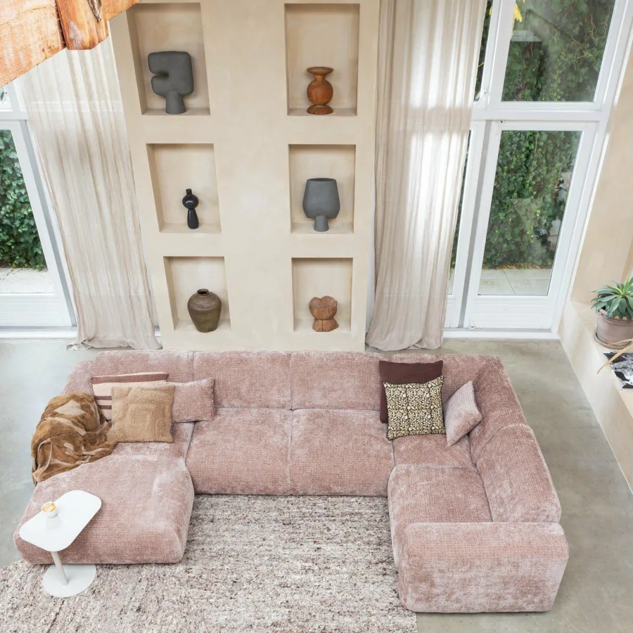 Woood EFIA vloerkleed wol bruin melange 170x240CM Online