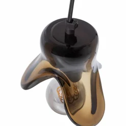 Woood Elle hanglamp klein glas bruin Online