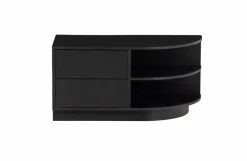 Woood Finca Tv Meubel Rond Rechts 78 Cm Grenen Zwart [fsc] New