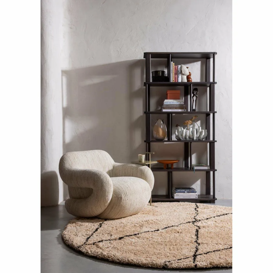 Woood Folke fauteuil chenille naturel melange Hot