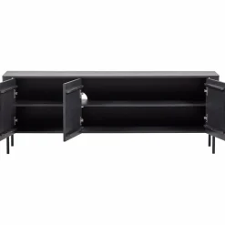 Woood Gunnar tv meubel 154 cm grenen matzwart [fsc] Sale