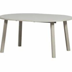Woood Janne uitschuifbare eettafel rond eiken dakargrau [fsc]