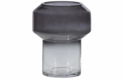 Woood Jaxx Vaas Glas Zwart Ø15cm Hot