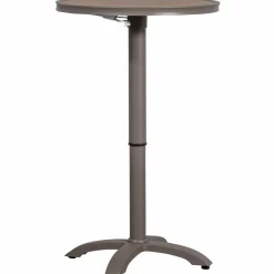 Woood Jeppe hoogte verstelbare bartafel tuin aluminium bruin/grijs