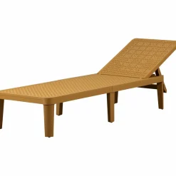 Woood Jinte ligbed tuin kunststof geel Best