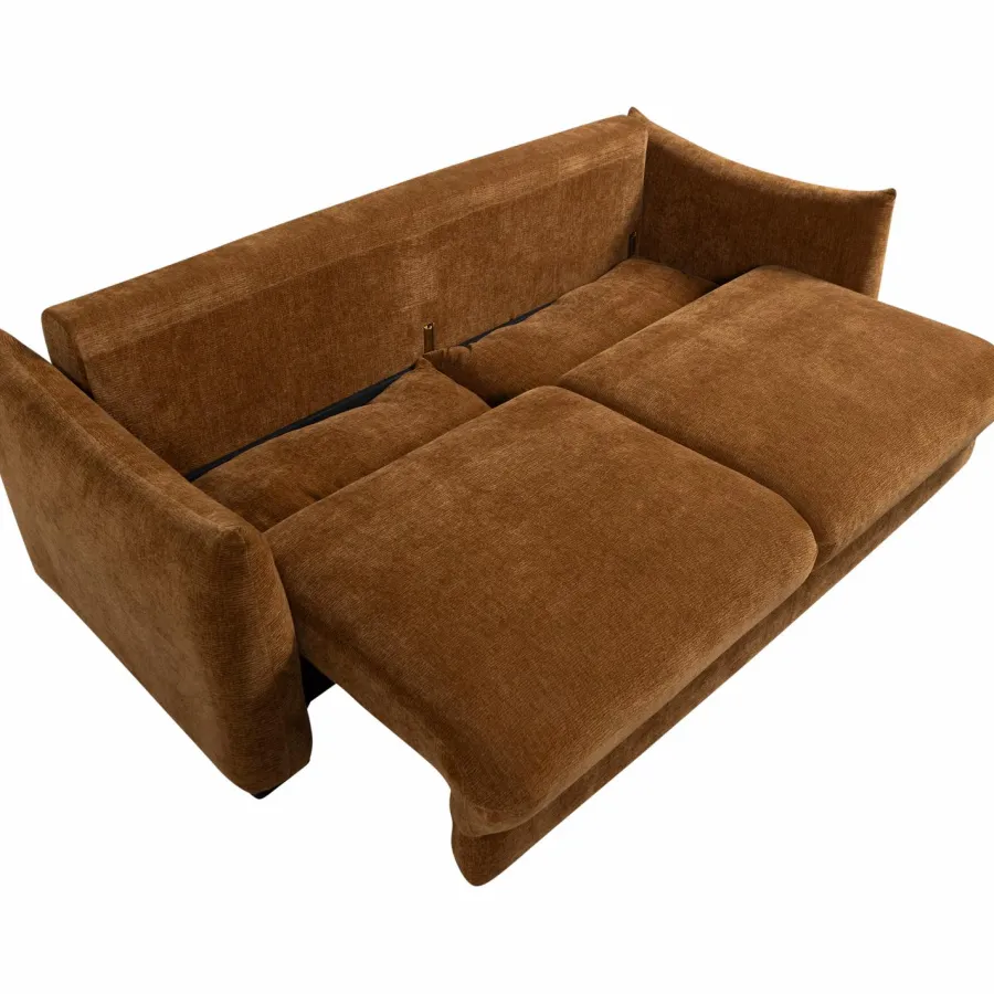 Woood Jonne 3-Zits Slaapbank Chenille Bruin Discount