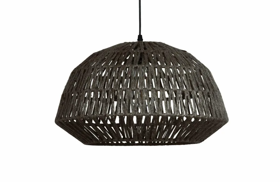 Woood Kace Hanglamp Jute Zwart Ø45cm New
