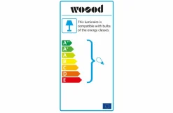 Woood Kace Hanglamp Jute Zwart Ø45cm New