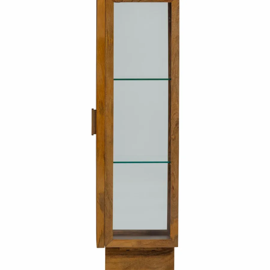 Woood Kella 1-deurs kast mango hout naturel Clearance