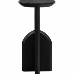 Woood KIONI smalle bijzettafel acacia hout zwart