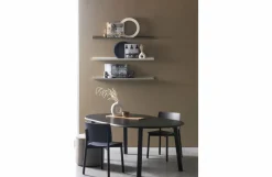 Woood Lange Jan Uitschuifbare Eettafel Rond Eiken Blacknight [fsc] Sale