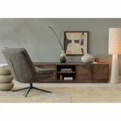 Woood Laurel bijzettafel met spikkels beige Discount