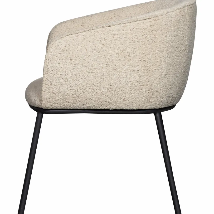 Woood Leon eetkamerstoel naturel melange Outlet