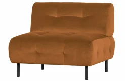 Woood Lloyd Fauteuil Gewassen Fluweel Cinnamon Hot