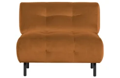 Woood Lloyd Fauteuil Gewassen Fluweel Cinnamon Hot