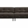 Woood Lloyd 4-zits Bank Gewassen Fluweel Cast Iron Clearance