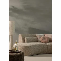 Woood Loft vloerlamp metaal/boucle naturel met stippen 130xo30cm Hot