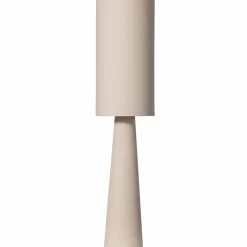 Woood Loft vloerlamp metaal/bouclé naturel 130xø30cm Outlet