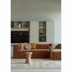Woood Lovi vloerkleed polyester/katoen taupe 170x240cm Discount