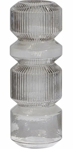 Woood Lyle Vaas Glas Licht Groen 35xØ13cm Outlet