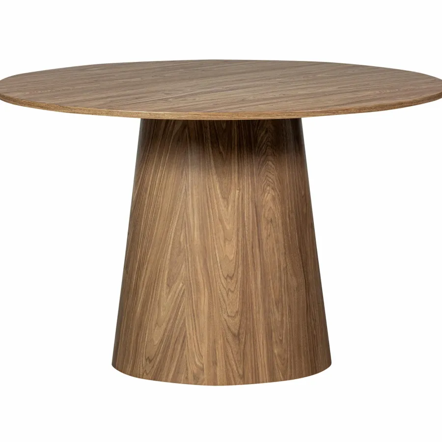 Woood Maan eettafel rond mdf walnoot ø120cm Best