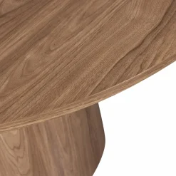 Woood Maan eettafel rond mdf walnoot ø120cm Best