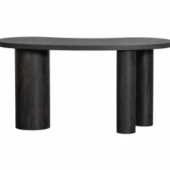 Woood MAAN organisch sidetable/bureau MDF donkerbruin Best