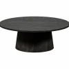 Woood Maan salontafel mdf donkerbruin 35xø100cm Discount