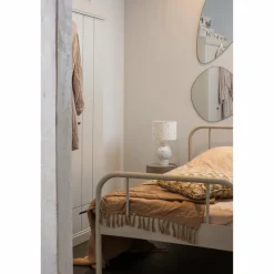 Woood Mata 1-persoons bed metaal zand 90x200cm Online