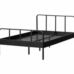Woood Mees Bed Twijfelaar Metaal Zwart 120x200cm
