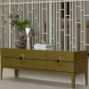 Woood Merge tv meubel hout honinggeel Clearance
