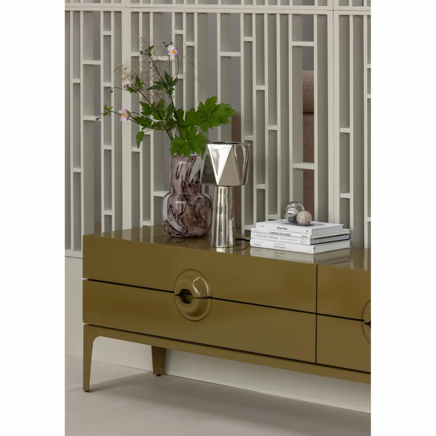 Woood Merge tv meubel hout honinggeel Clearance