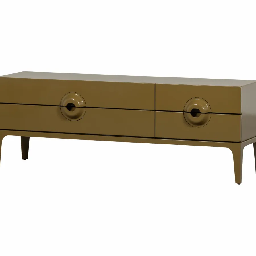 Woood Merge tv meubel hout honinggeel Clearance