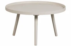 Woood Mesa Bijzettafel L Hout Antique Beige 34 X Ø 60 Discount