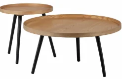 Woood Mesa Bijzettafel L Hout Naturel 34xØ60 Discount