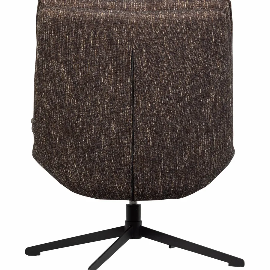 Woood Milaro draaifauteuil bruin melange Clearance
