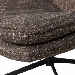 Woood Milaro draaifauteuil bruin melange Clearance
