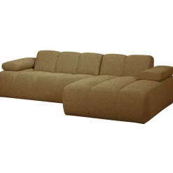 Woood MOJO chaise longue rechts boucle geel bruin melange Online