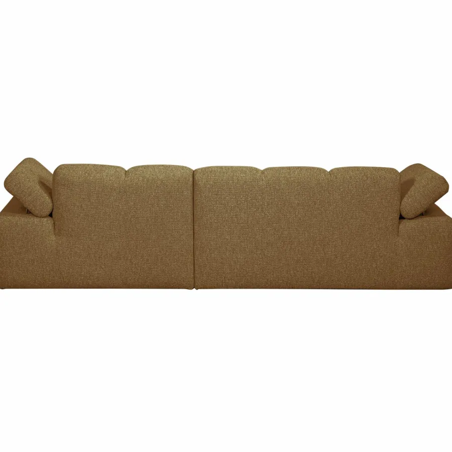 Woood MOJO chaise longue rechts boucle geel bruin melange Online