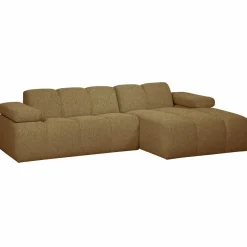 Woood MOJO chaise longue rechts boucle geel bruin melange Online