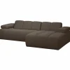 Woood MOJO chaise longue rechts boucle bruin melange Online