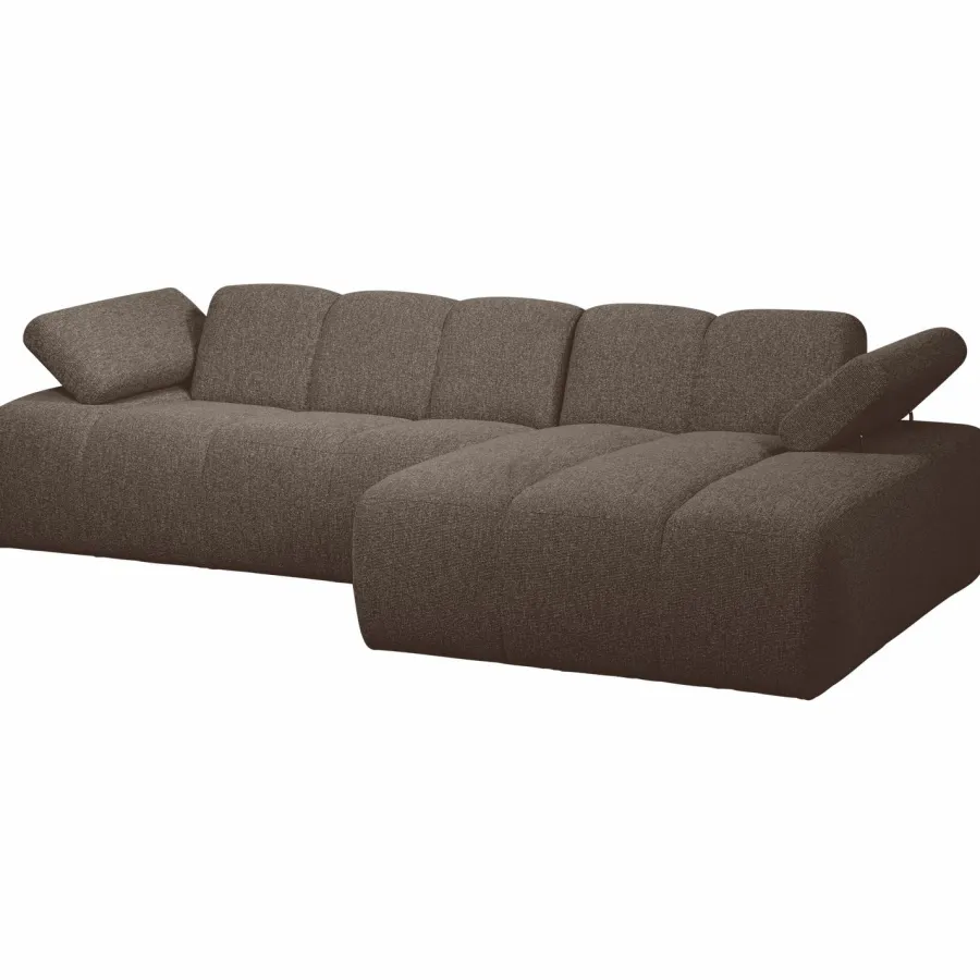 Woood MOJO chaise longue rechts boucle bruin melange Online