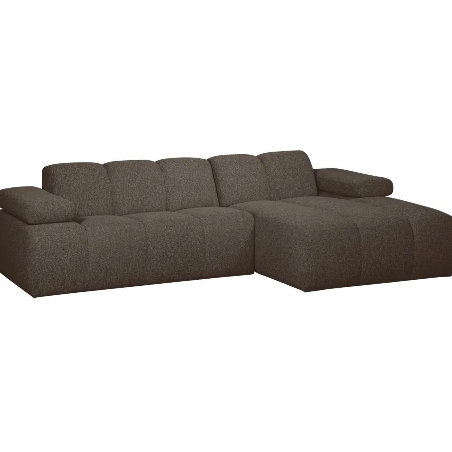 Woood MOJO chaise longue rechts boucle bruin melange Online