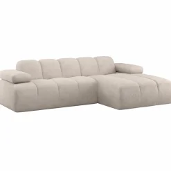 Woood Mojo Chaise Longue Bank Rechts Ribstof Ecru Discount