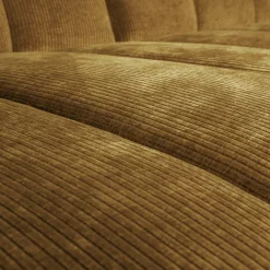 Woood Mojo Chaise Longue Bank Links Geweven Ribstof Honinggeel Sale