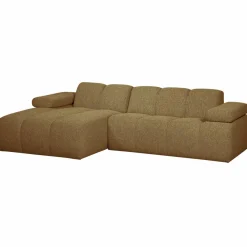 Woood MOJO chaise longue links boucle geel/bruin melange Outlet