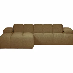 Woood MOJO chaise longue links boucle geel/bruin melange Outlet