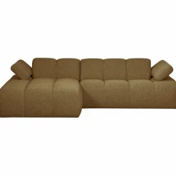 Woood MOJO chaise longue links boucle geel/bruin melange Outlet