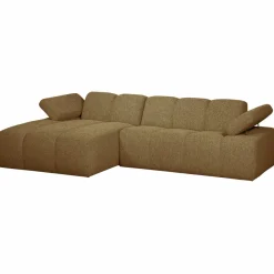 Woood MOJO chaise longue links boucle geel/bruin melange Outlet