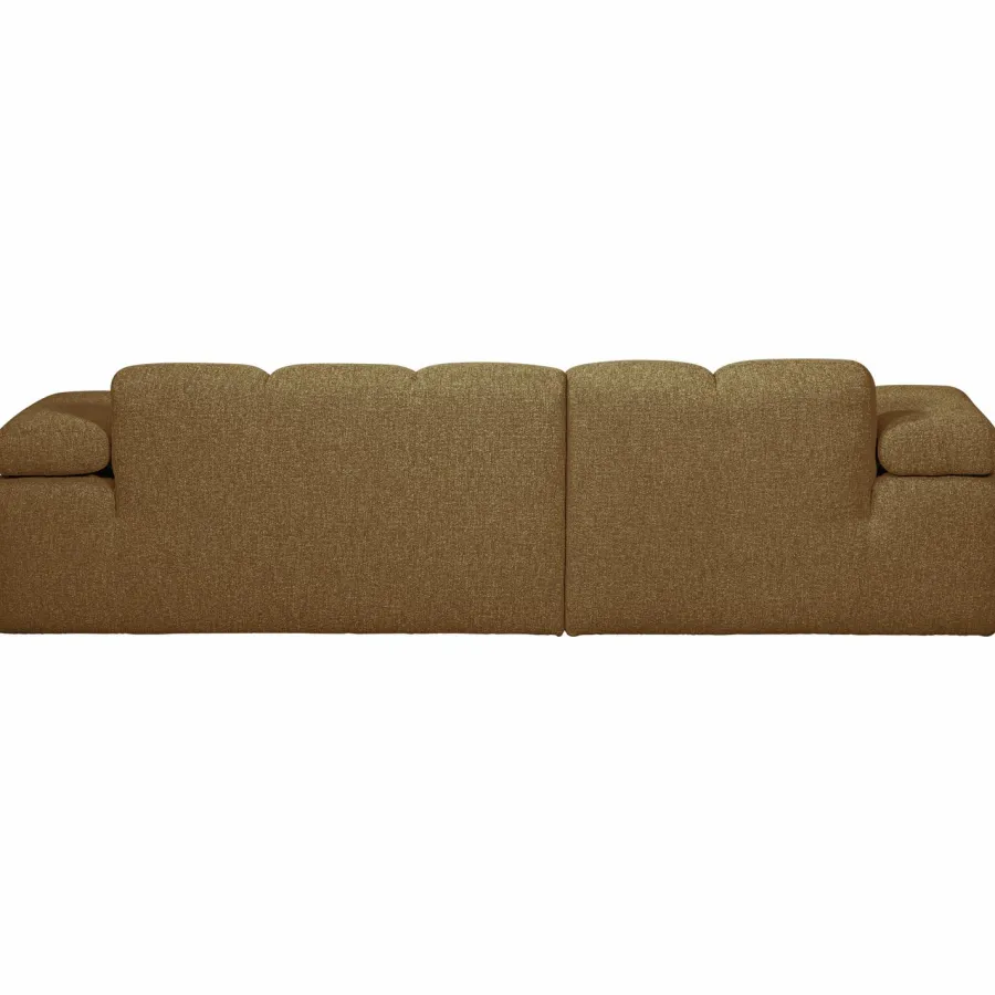 Woood MOJO chaise longue links boucle geel/bruin melange Outlet
